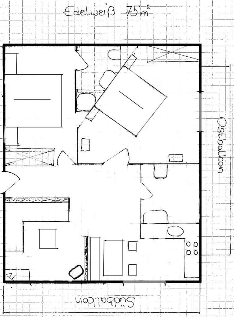Hotel Gästehaus Alpina Krün Zimmer foto